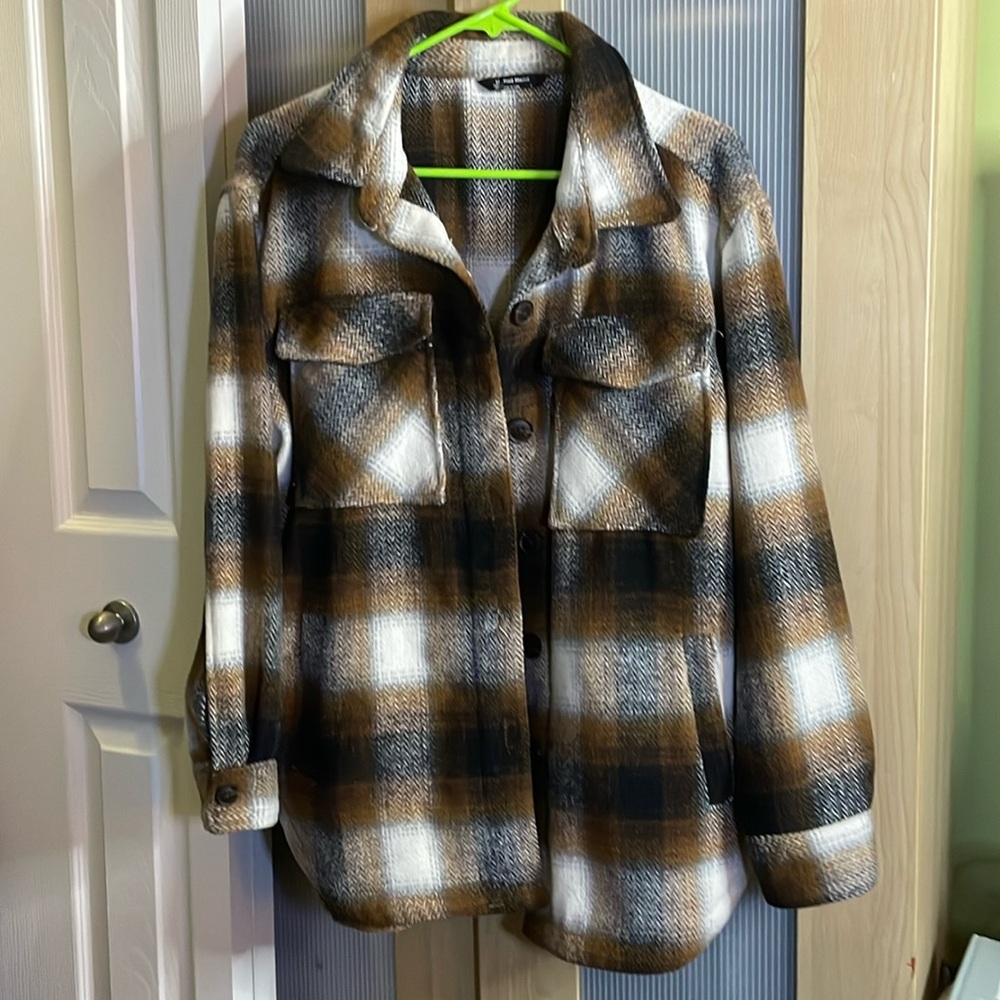 Plaid button up shirt
